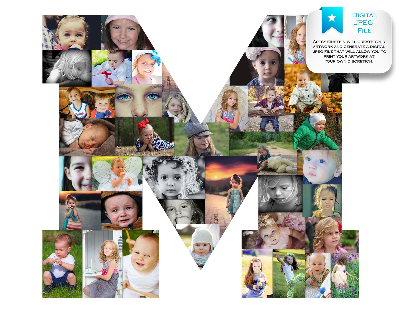 Letter Photo Collage - Image 3