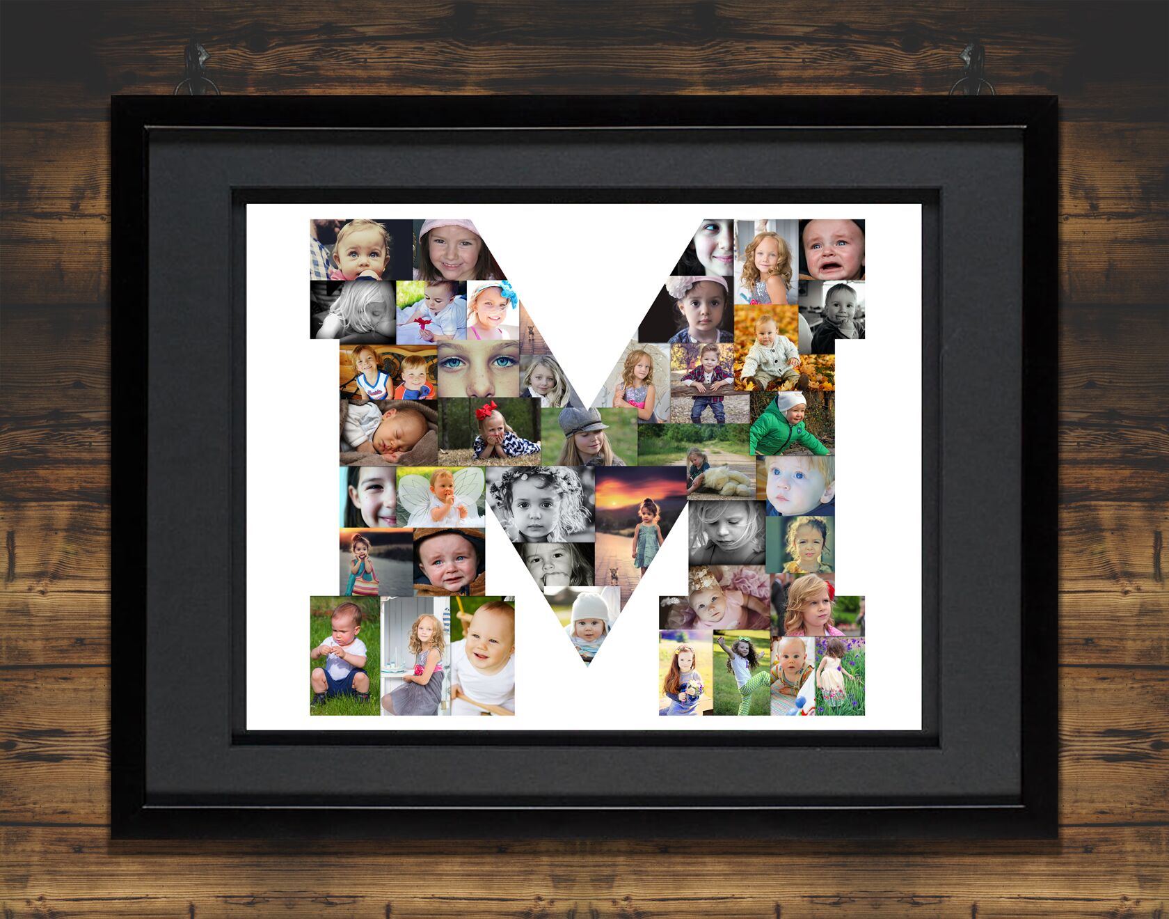 Letter Photo Collage